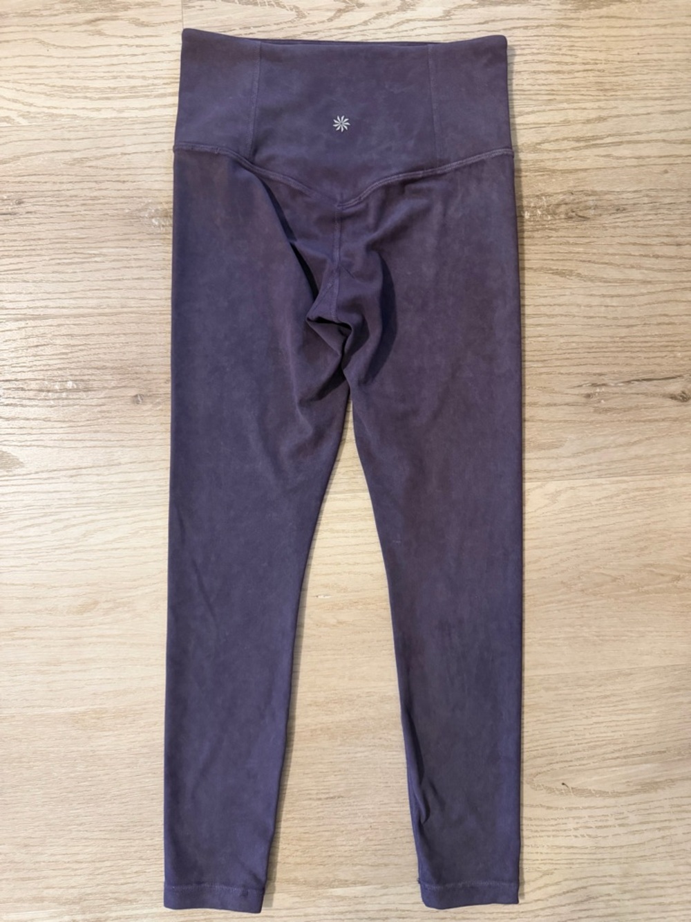 Athleta Interval Deep Plum High-Rise Leggings 7/8 length size XS waist 25-26”